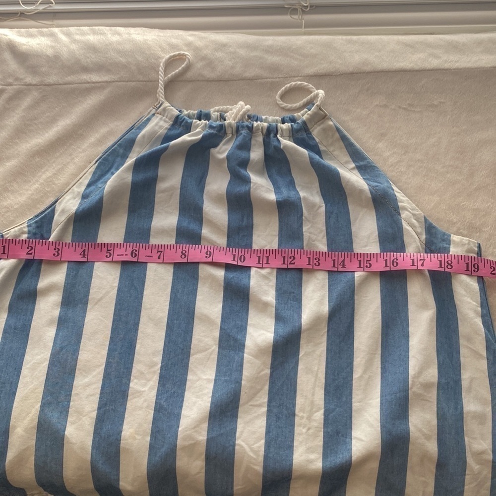Maeve | Anthropologie | Rope Halter | Blue Stripe | Frayed Bottom | Size… - Picture 16 of 16